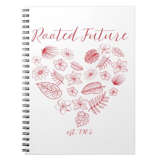 Rooted Future est. 1965 Spiral Photo Notebook Notizblock (Vorderseite)