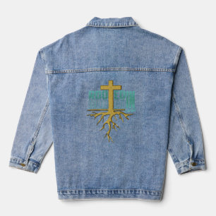 Rooted gebucht in Christ Jeansjacke