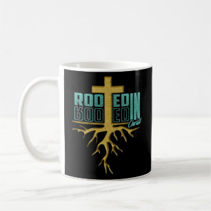 Rooted gebucht in Christ Kaffeetasse