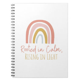 Rooted in Calm, Aufstieg in Light Journal Notebook Notizblock
