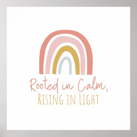 Rooted in Calm Canvas Print - Wall Print Poster (Vorne)