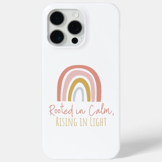 Rooted in Calm Phone Case - Tranquil Nature Inspir (Rückseite)