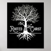 Rooted in Christ Christian Faith and Love in God Poster (Vorne)