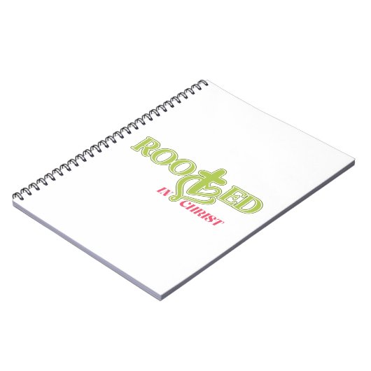 Rooted in Christ Christian Journal Notebook Notizblock (Linke Seite)