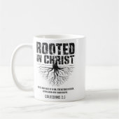 Rooted In Christ Christian Nge Bible Verse Colossi Kaffeetasse (Links)