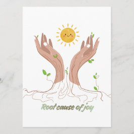 Rooted in Happiness | Uplifting Nature Card Feiertagskarte