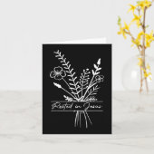 Rooted in Jesus Christlich Ostern Tag Religiöse Karte (Gelbe Blume)