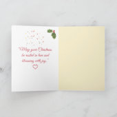 Rooted in Love, Growing in Joy—Botanical Christmas Karte (Innenseite)