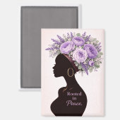 Rooted in Peace Inspirational Magnet  (Vorderseite/Rückseite)