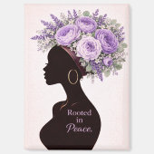 Rooted in Peace Inspirational Magnet (Vorderseite)