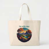 Rooted in Respect - Steward of the Soil Bag Jumbo Stoffbeutel (Vorne)