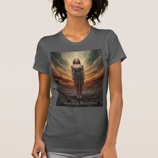 Rooted In Reverence Sacred Grounding Art T-Shirt (Vorderseite)