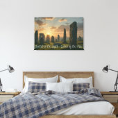 Rooted in the earth, guided by the stars  leinwanddruck (Insitu (Schlafzimmer))