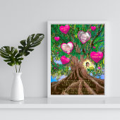 Rooted Liebe: Glücklicher Muttertag Poster