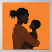Rooted Love – Afrocentric Family Art II Poster (Vorne)