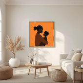 Rooted Love – Afrocentric Family Art II Poster