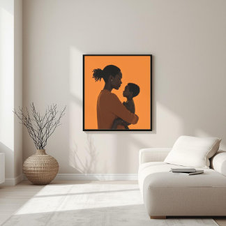 Rooted Love – Afrocentric Family Art II Poster