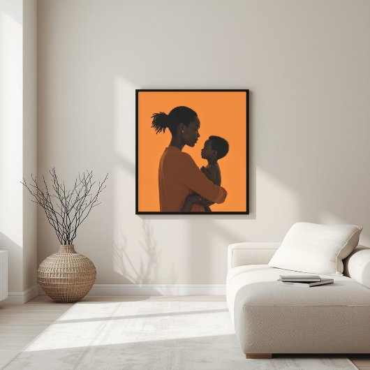 Rooted Love – Afrocentric Family Art II Poster