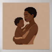 Rooted Love – Afrocentric Family Art V Poster (Vorne)
