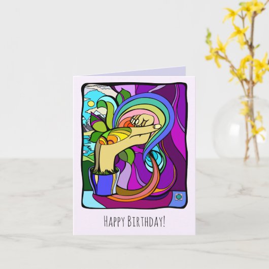 Rooted Potenzial Karte (Gelbe Blume)