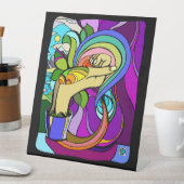 Rooted Potenzial Pedestal Sign Sockelschild (In Situ)