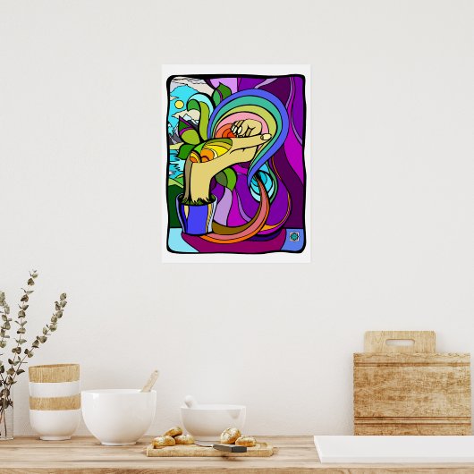 Rooted Potenzial Poster (Küche)