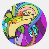 Rooted Potenzial Runder Aufkleber (Vorderseite)