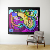 Rooted Potenzial Wandteppich (Beispiel (Horizontal))