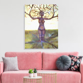 "Rooted Tree Goddess Art" Leinwanddruck (Insitu (Wohnzimmer))