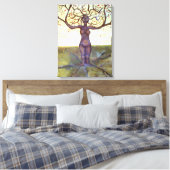 "Rooted Tree Goddess Art" Leinwanddruck (Insitu (Schlafzimmer))