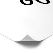 Rootin Toothin Good Time Funny Dental Tooth Puff Poster (Ecke)