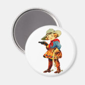 Rootin Tootin' Cowgirl Magnet (Vorderseite/Rückseite)