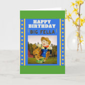 Rootin' Tootin' Geburtstag! Karte (Gelbe Blume)