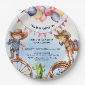 Rootin' Tootin' Good Time Birthday Pappteller (Vorderseite)