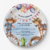 Rootin' Tootin' Good Time Birthday Pappteller (Vorderseite)