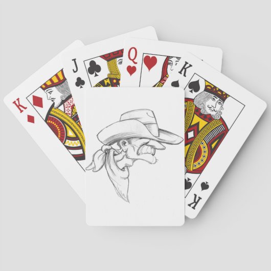 Rootin Tootin Prospector Spielkarten (Rückseite)