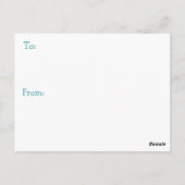 Rootin Tootin Vintag Cowboy Valentinstag Kids Postkarte (Rückseite)