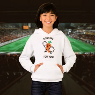 Rooting für dich - Carrot Cheerleader Kids Hoodie