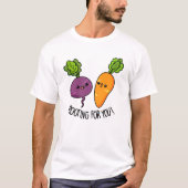 Rooting für dich Funny Veggie Pub T-Shirt (Vorderseite)