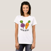 Rooting für dich Funny Veggie Pub T-Shirt (Vorne ganz)