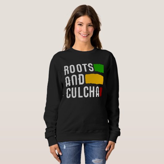 Roots And Culcha Rasta Colors Reggae Sweatshirt (Vorne ganz)