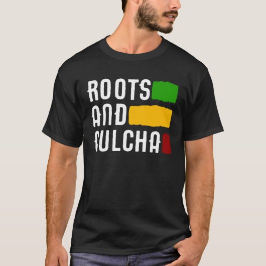 Roots and Culcha Rasta Colors Reggae T-Shirt (Vorderseite)