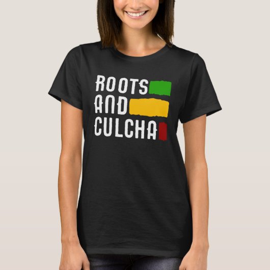 Roots And Culcha Rasta Colors Reggae T-Shirt (Vorderseite)