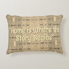 Roots and Journeys - Farbe: Mudcloth Sepia Dekokissen