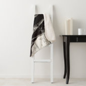 Roots aus schwarzem und weißem Baum Sherpadecke (Beispiel)