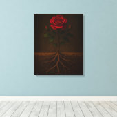 Roots Before Bloom Leinwanddruck (Insitu (Holzboden))