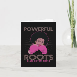 Roots Black History Monat I Liebe Meine Wurzeln Karte