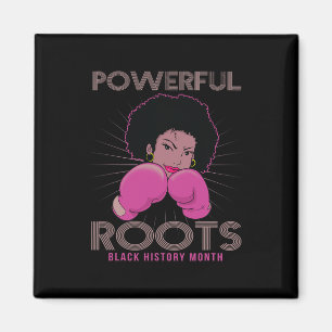 Roots Black History Monat I Liebe Meine Wurzeln Magnet