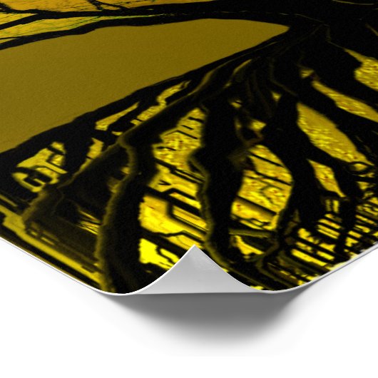 Roots Blue und Green Poster (Ecke)