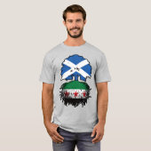 Roots & Crown: Schottland–Syrien Baum T-Shirt (Vorne ganz)